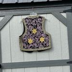 Vintage Carol Anderson Embroidered Vest – Boho Festival Western Style Multiple Size L Photo 4