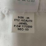 joe's jeans Janel White Stretch Denim Roll Up Jean Shorts Women's Size 28 Photo 5