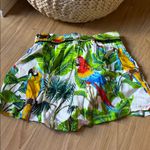 MC2 Saint Barth Tropical Print Women Shorts White Photo 2