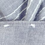 Swimsuit Cover Up Top Festival wear Grey stripe with tassels Size M Photo 9