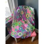 Colorful Western Americana Boho Decorative Scarf Pink Photo 4