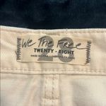 Free People  White Denim Button Up Skirt  Size 28 Photo 5