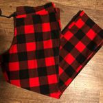 Old Navy red and black buffalo plaid pajama pants Photo 0