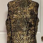 Live a Little animal pattern puffy vest. large. Photo 2