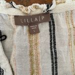 Lilla P Woven Stripe Ruffle Sleeve Tank Photo 12