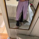 Alo Yoga  women’s cropped Lilac Leggings. Excellent condition Photo 2