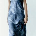 ZARA dress maxi denim effect jeans casual summer Photo 5