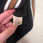 Hem & Thread HEM‎ & THREAD Blue Gray Floral Bomber Jacket Size Large Button Up Photo 4