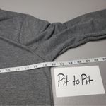 “I Run On Coffee” Women’s Gray Graphic Sweatshirt, Large Photo 3