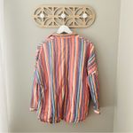 Urban Outfitters  Stripe Twill Button Through Shirt Sz XS Photo 4