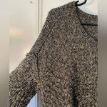 Michael Stars | Crewneck Chunky Knit Pullover Sweater Black Multi Sz Small Photo 3