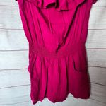 Forever 21  Women's Strapless  Romper with Ruffle off Shoulder Strapless   Sz M Photo 6