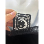 KILLSTAR Carrie Caustic  Black lace trim lace and velvet tank top S gothic Photo 10