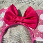 Disney  Minnie Mouse Pink Polka Dot Sequin Ears Headband Photo 1
