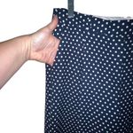 Michael Kors MICHAEL  BLUE WHITE POLKA DOTS PALAZZO CROPPED WIDE‎ LEG PANTS Sz 10 Photo 2