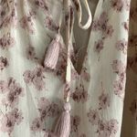 Aakaa  Floral Blouse in Cream and Pink Photo 2