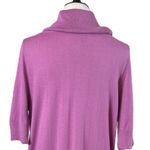 Ann Taylor  Sweater Cowl Neck Tunic Elbow Sleeve Purple Orchid Women’s Size XL Photo 7