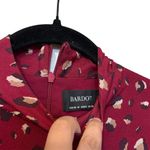 Bardot  Burgundy Kalia Animal Print Mini Dress Size Small 6 Photo 3
