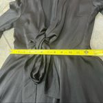 Baltic Born  black Woodbury satin mini dress Sz S Wedding Party Holiday Luxury Photo 10