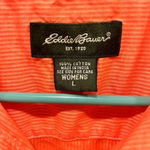 Eddie Bauer Semi Sheer Cotton Button Up Travel Shirt size Large Photo 7
