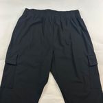 Old Navy Black Go-Dry Sleektech High Rise Tapered Cargo Athletic Pant XL Photo 6