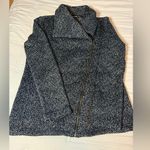 Lands' End Black and White Textured Jacket size XS (2/4) Gray Photo 8