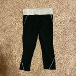 PINK - Victoria's Secret ❤️ Victoria’s Secret Pink Yoga Crop Leggings with Seafoam Green Mint Waistband 💚 Photo 1