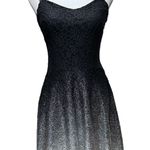 Free People Ombre Foil Sparkle Dress Black To Silver ASO Taylor S Size S Fantasy Photo 15