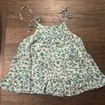 Entro  Floral Tie Strap Tank Sz M Photo 6