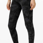 Lululemon  Invigorate High-Rise Crop Black Camouflage Leggings Photo 0