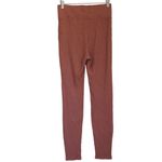 Abercrombie & Fitch Womens Pink Ribbed Knit Elastic Loungewear Pants Size Medium Photo 1