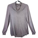 Magaschoni Tan Long Sleeve Cowl Neck Lightweight Pullover Sweater Size XL Photo 0