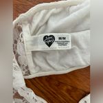 EXPRESS NWOT  Ivory Lace Back Bandeau Photo 4