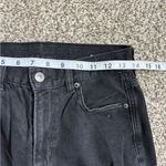 American Eagle  Outfitters Black Distressed High Rise Mom Jeans Size 4 Denim Photo 5