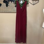 Lulus Kiska Burgundy Lace Wide-Leg Jumpsuit Photo 2