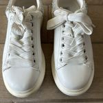 Steve Madden  Gaines Rhinestone White Sneakers Size: 9.5 Photo 2