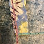 Tory Burch Sport Yellow Blue Seamless Tie Dye 7/8 Leggings Medium Photo 7