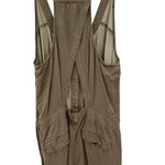 Free People Free‎ People Roaring Rayon Utilitarian jumpsuit Olive Green Drawstring Size 4 Photo 9
