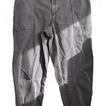 Melrose and Market  Barrel Leg Pants Light Gray Wash GUC Size 2 Photo 0