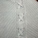 a.n.a  Crewneck Sweater Criss-Cross Sleeve Detail Size XL Light Blue Photo 3