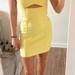 ZARA  Mini Dress Yellow Photo 1