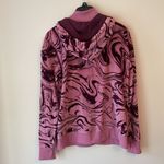 Cozy Casual Bethany Zip Front Hoodie Cozy Collection. Size L Color Violet Photo 6