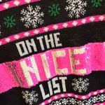 Well Worn  Black and Pink Festive Sweater Photo 5