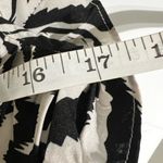 bigHit Zebra Print Halter Maxi Dress Ruffle Trim Sleeveless Black White M Black Size M Photo 5