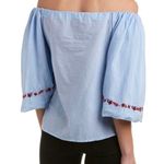 BeachLunchLounge Womens Top Small Embroidered Boho Cottagecore Beachy Coastal Photo 1