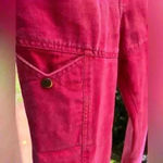 Vintage Red Faded Denim Heart Dors Ankle Jeans Size 4 Photo 5