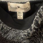 Derek Heart  Black Strapless Dress with Pattern Photo 2