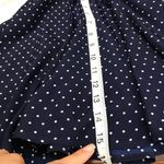 Forever 21 🎈 Navy Polka Dot Mini Flowy Skirt Size S Photo 7