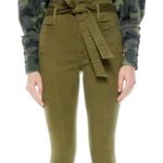 Alice + Olivia Jeans Good Paper Bag Skinny Pants Olive Size 26 *NWT* Photo 1