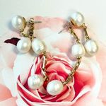 Everly  Freshwater Pearl and Gold Dangle Earrings Photo 0